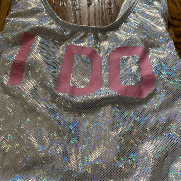 Glitter & Pink ‘I Do’ High Rise Bikini - Picture 3 of 6